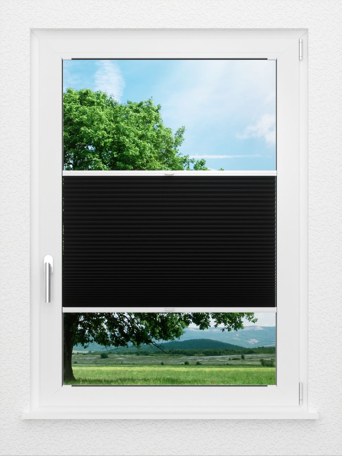 Detailansicht LYSEL HOME plissé nid d'ab. 032A Alba LI