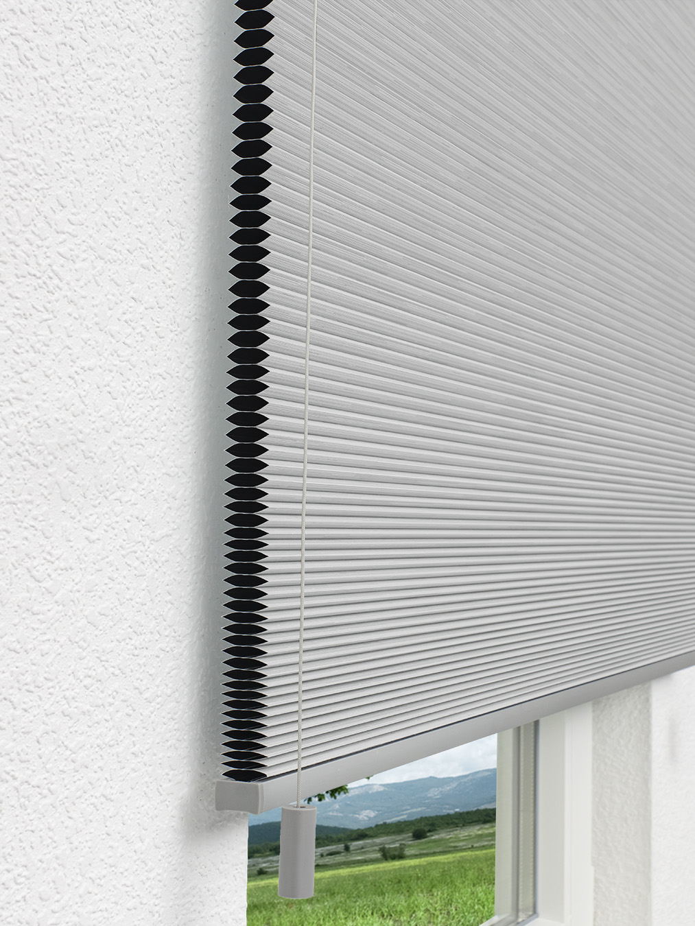 Detailansicht Plissé nid d'ab. Lines BO Comb 9009.6154
