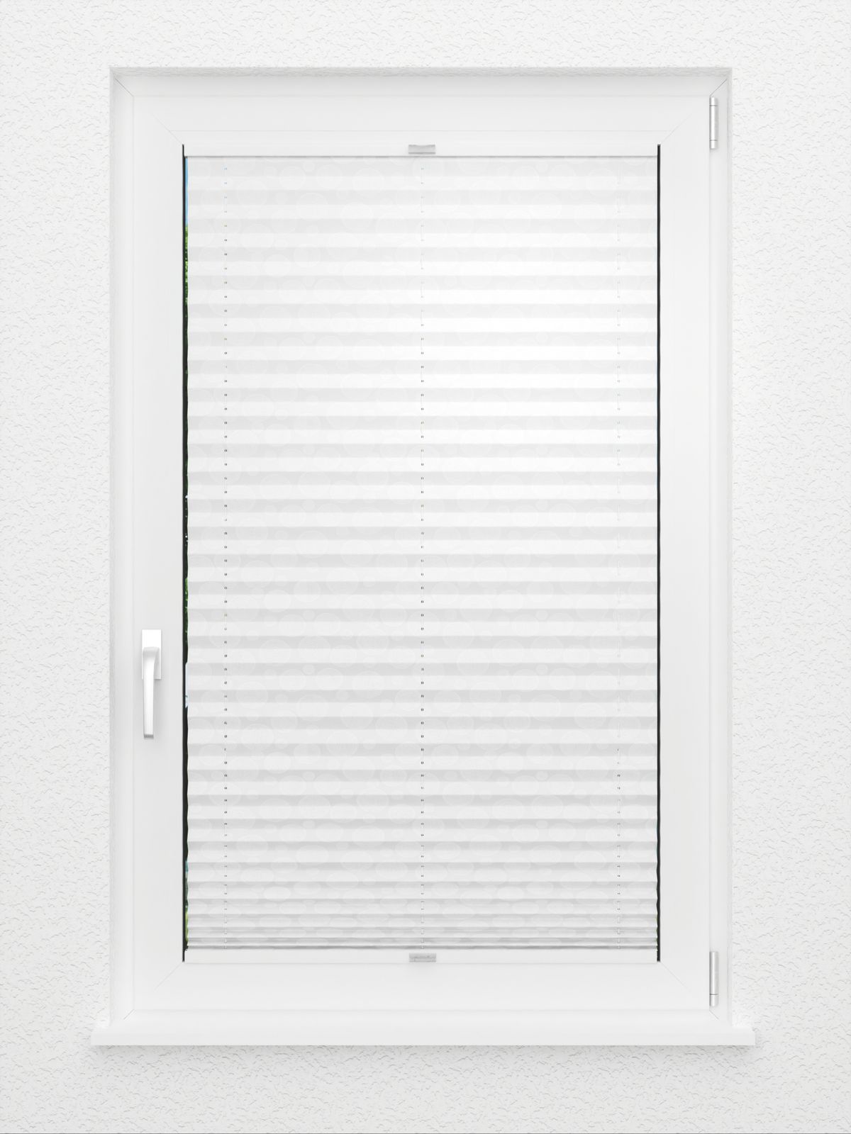 Detailansicht Plissé Glossy Circles 5701.0115