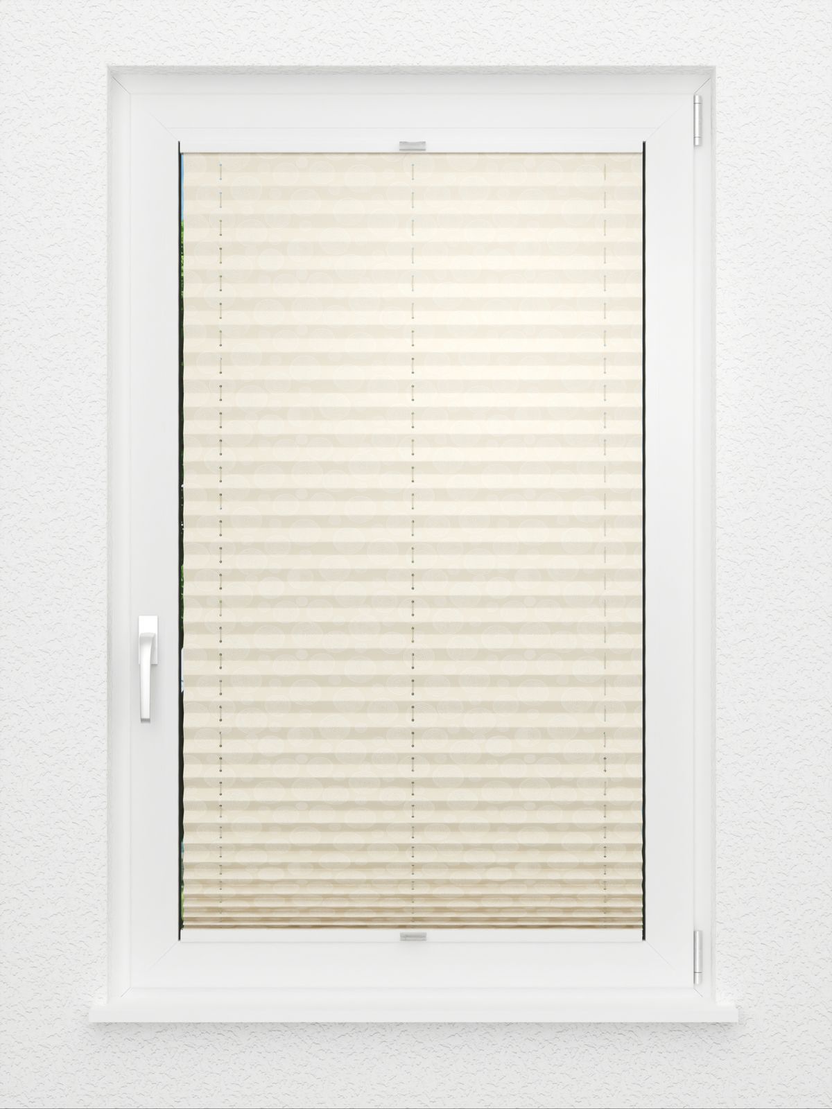 Detailansicht Plissé Glossy Circles 5702.1251