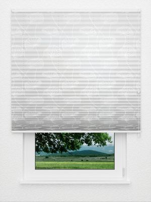 plissé Glossy Flowers 5501.8853 Fensteransicht