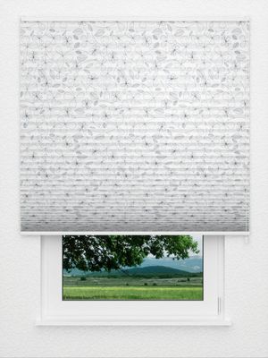 plissé Flower Dark 4619.1618 Fensteransicht