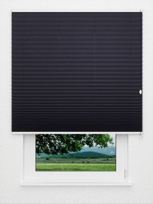 Crêpe plissé foncé 4605.0913 Fensteransicht