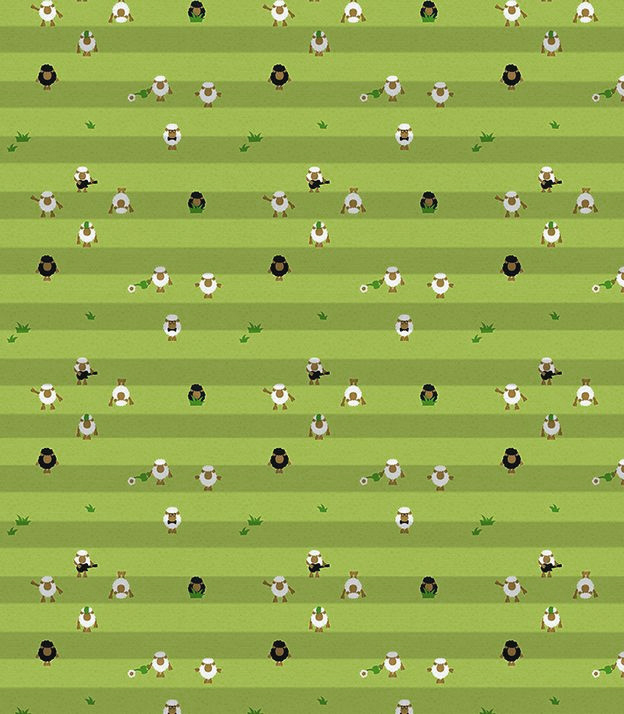 Detailansicht plissé Mouton vert Nuit 4406.1714