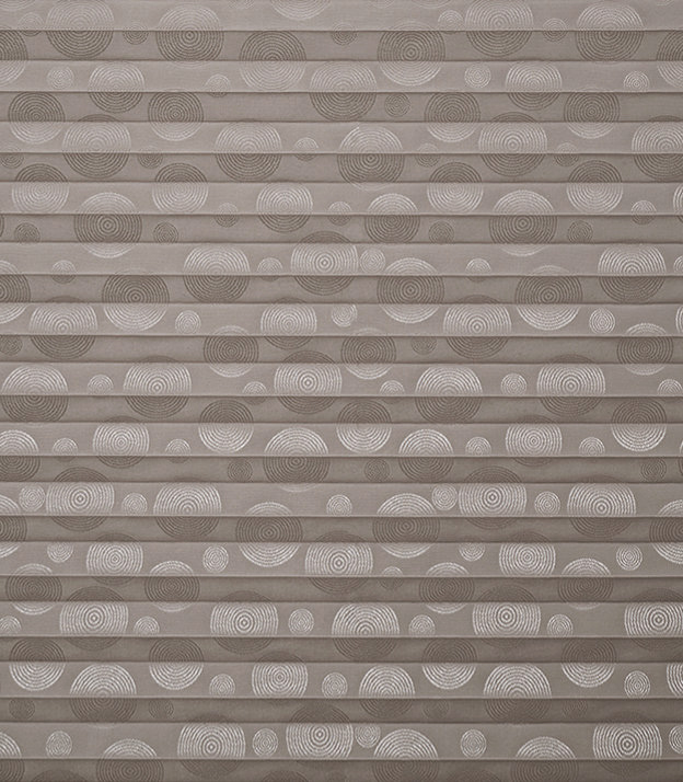 Detailansicht Plissé Glossy Circles 5709.0511