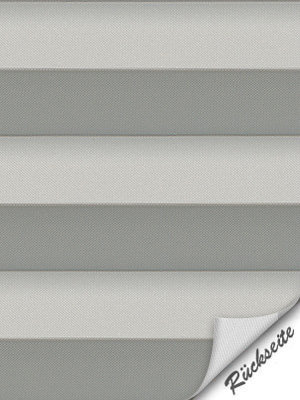 Vue détaillée disponible. - Cliquez ici Stoff Plissee Maßanfertigung Blackout Duo 10.611