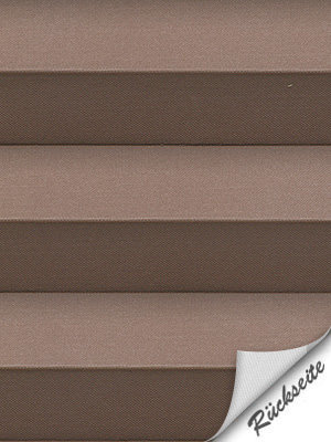 Vue détaillée disponible. - Cliquez ici Stoff Plissee Maßanfertigung Blackout Duo 80.611