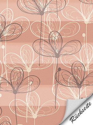 Vue détaillée disponible. - Cliquez ici Stoff Plissee Maßanfertigung Flower Meadow 05.613