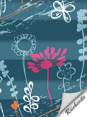 Vue détaillée disponible. - Cliquez ici Stoff Plissee Maßanfertigung Jardin 06.613