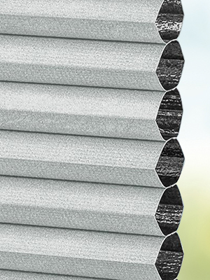 Vue détaillée disponible. - Cliquez ici Stoff Plissee Maßanfertigung DUETTE® Perea Blackout 10.729