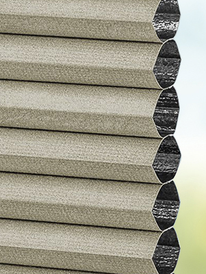 Vue détaillée disponible. - Cliquez ici Stoff Plissee Maßanfertigung DUETTE® Perea Blackout 21.729