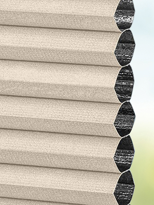 Vue détaillée disponible. - Cliquez ici Stoff Plissee Maßanfertigung DUETTE® Perea Blackout 81.729