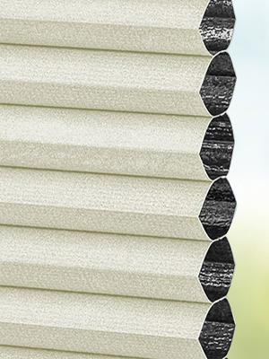 Vue détaillée disponible. - Cliquez ici Stoff Plissee Maßanfertigung DUETTE® Perea Blackout 91.729