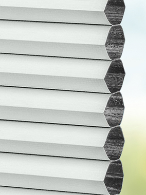 Vue détaillée disponible. - Cliquez ici Stoff Plissee Maßanfertigung DUETTE® Perea Blackout 12.729