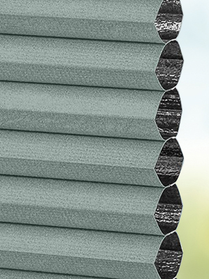 Vue détaillée disponible. - Cliquez ici Stoff Plissee Maßanfertigung DUETTE® Perea Blackout 77.729