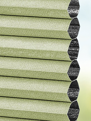 Vue détaillée disponible. - Cliquez ici Stoff Plissee Maßanfertigung DUETTE® Perea Blackout 79.729