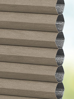 Vue détaillée disponible. - Cliquez ici Stoff Plissee Maßanfertigung DUETTE® Peonia Blackout 80.929