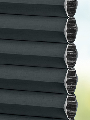 Vue détaillée disponible. - Cliquez ici Stoff Plissee Maßanfertigung DUETTE® Celia Blackout 30.139