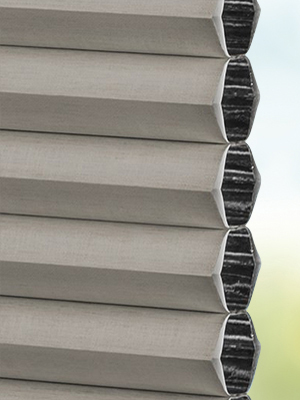 Vue détaillée disponible. - Cliquez ici Stoff Plissee Maßanfertigung DUETTE® Celia Blackout 21.139