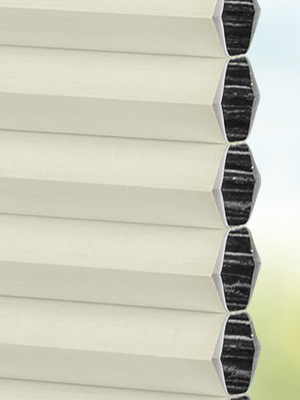 Vue détaillée disponible. - Cliquez ici Stoff Plissee Maßanfertigung DUETTE® Celia Blackout 91.139