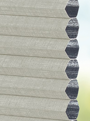 Vue détaillée disponible. - Cliquez ici Stoff Plissee Maßanfertigung DUETTE® Tabor Blackout 10.539