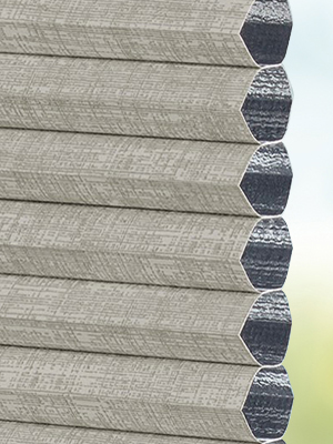 Vue détaillée disponible. - Cliquez ici Stoff Plissee Maßanfertigung DUETTE® Tabor Blackout 21.539