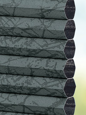 Vue détaillée disponible. - Cliquez ici Stoff Plissee Maßanfertigung DUETTE® Pablo Blackout 30.639