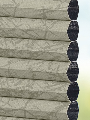 Vue détaillée disponible. - Cliquez ici Stoff Plissee Maßanfertigung DUETTE® Pablo Blackout 21.639