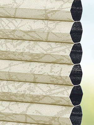 Vue détaillée disponible. - Cliquez ici Stoff Plissee Maßanfertigung DUETTE® Pablo Blackout 91.639