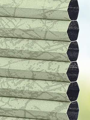 Vue détaillée disponible. - Cliquez ici Stoff Plissee Maßanfertigung DUETTE® Pablo Blackout 49.639