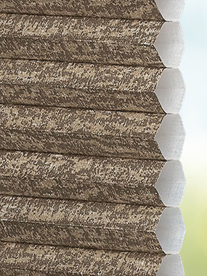 Vue détaillée disponible. - Cliquez ici Stoff Plissee Maßanfertigung DUETTE® Florencia Metallic 21.349