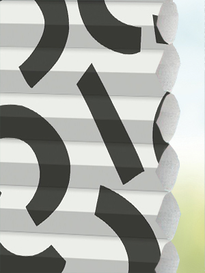 Vue détaillée disponible. - Cliquez ici Stoff Plissee Maßanfertigung DUETTE® Platano 40.169