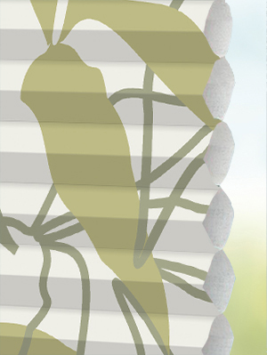 Vue détaillée disponible. - Cliquez ici Stoff Plissee Maßanfertigung DUETTE® Estrella 69.769