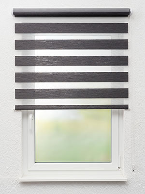 Detailansicht verfügbar. - Hier Klicken! Stoff Rollo Maßanfertigung Blaustein 40.007e