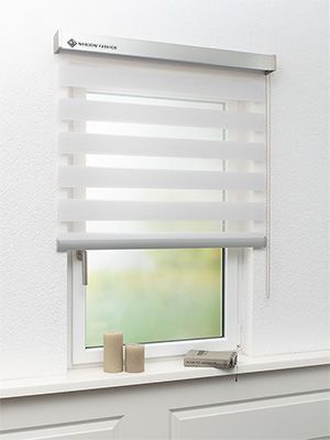 Detailansicht verfügbar. - Hier Klicken! Stoff Rollo Maßanfertigung Store jour/nuit Sargas 5501.7207