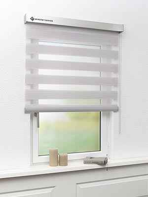 Detailansicht verfügbar. - Hier Klicken! Stoff Rollo Maßanfertigung Store jour/nuit Sargas 5507.7203