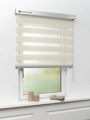 Detailansicht verfügbar. - Hier Klicken! Stoff Rollo Maßanfertigung Store jour/nuit Sargas 5506.7207