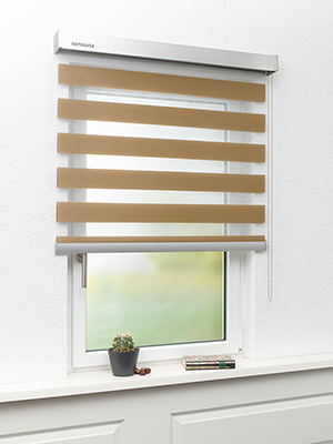 Detailansicht verfügbar. - Hier Klicken! Stoff Rollo Maßanfertigung Store jour/nuit Syrma 5506.6503