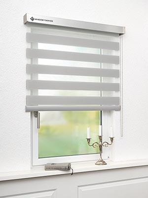 Detailansicht verfügbar. - Hier Klicken! Stoff Rollo Maßanfertigung Store jour/nuit Alkes 5509.7004