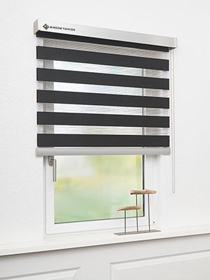 Detailansicht verfügbar. - Hier Klicken! Stoff Rollo Maßanfertigung Store jour/nuit Alkes 5508.7006