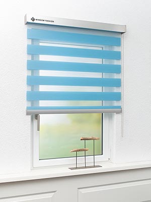 Detailansicht verfügbar. - Hier Klicken! Stoff Rollo Maßanfertigung Store jour/nuit Alkes 5505.7011