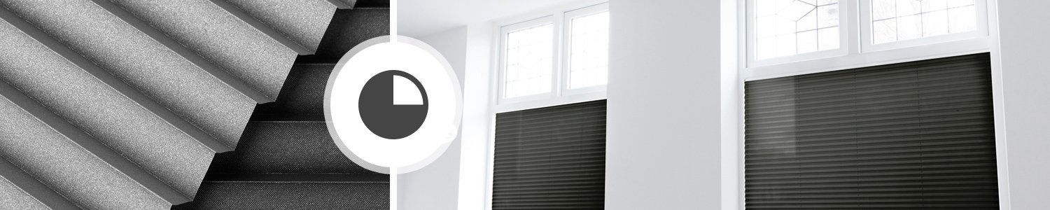 Protection visuelle et thermique grâce aux stores plissés Dimout Dimout Plissé
