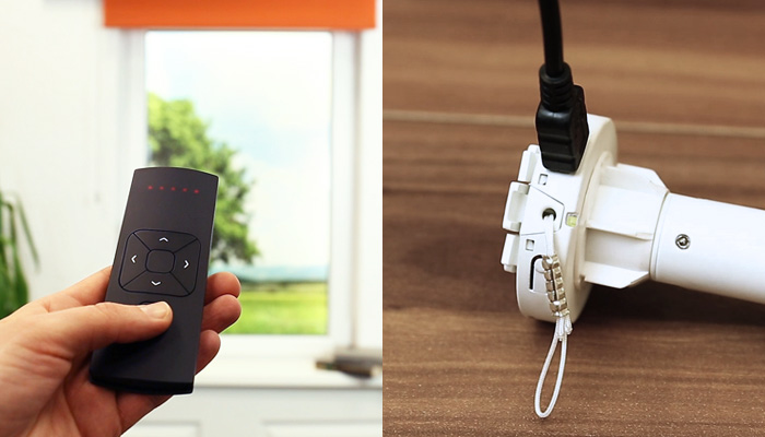 unser Elektrorollo Rollo mt Motor